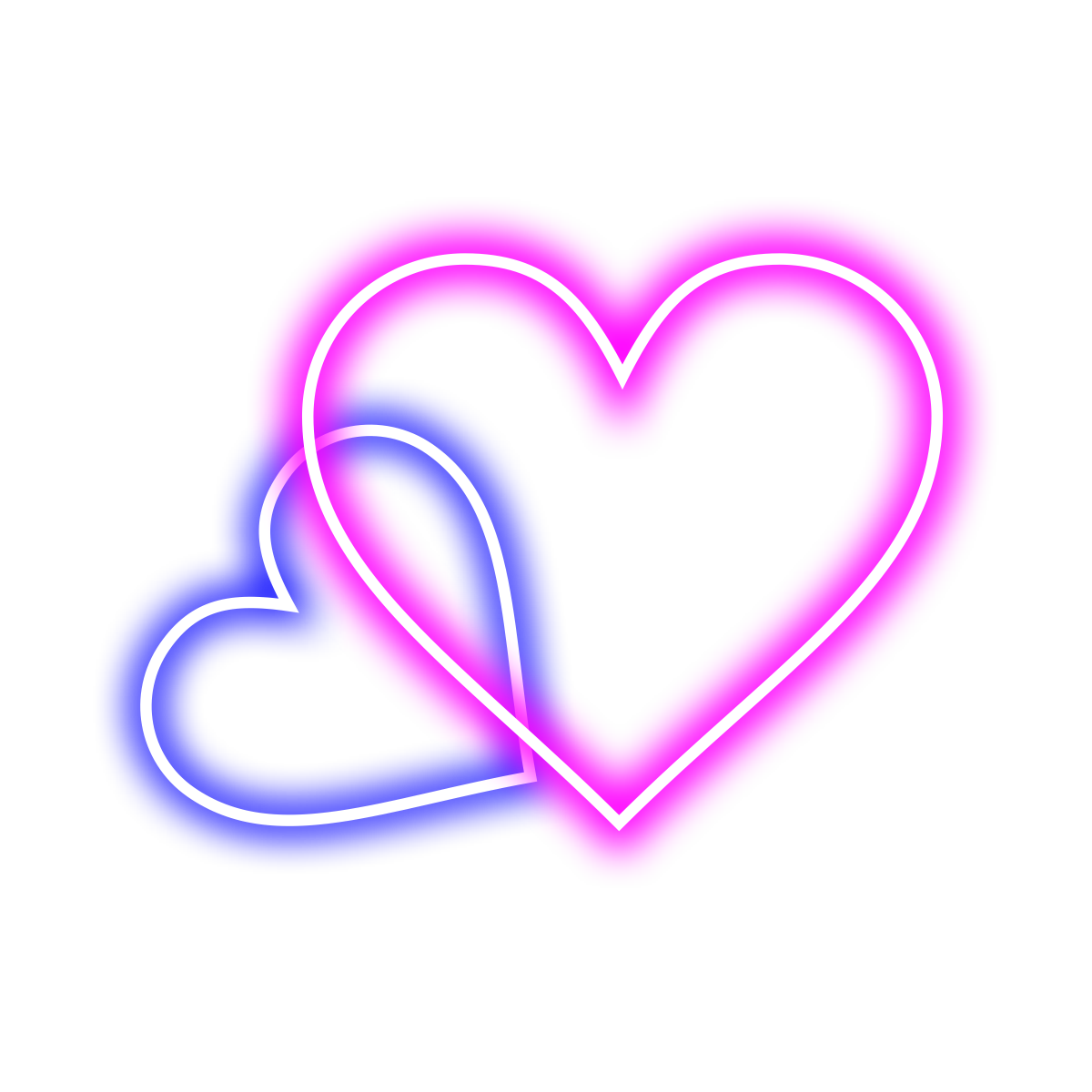 glowing heart png